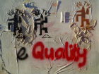 &quot;Equality&quot; 1.00m x 1.50m acrylic, emulsion , newspaper, spray cans, pva, on canvas